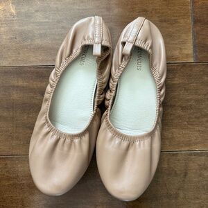 Crewcuts leather flats
